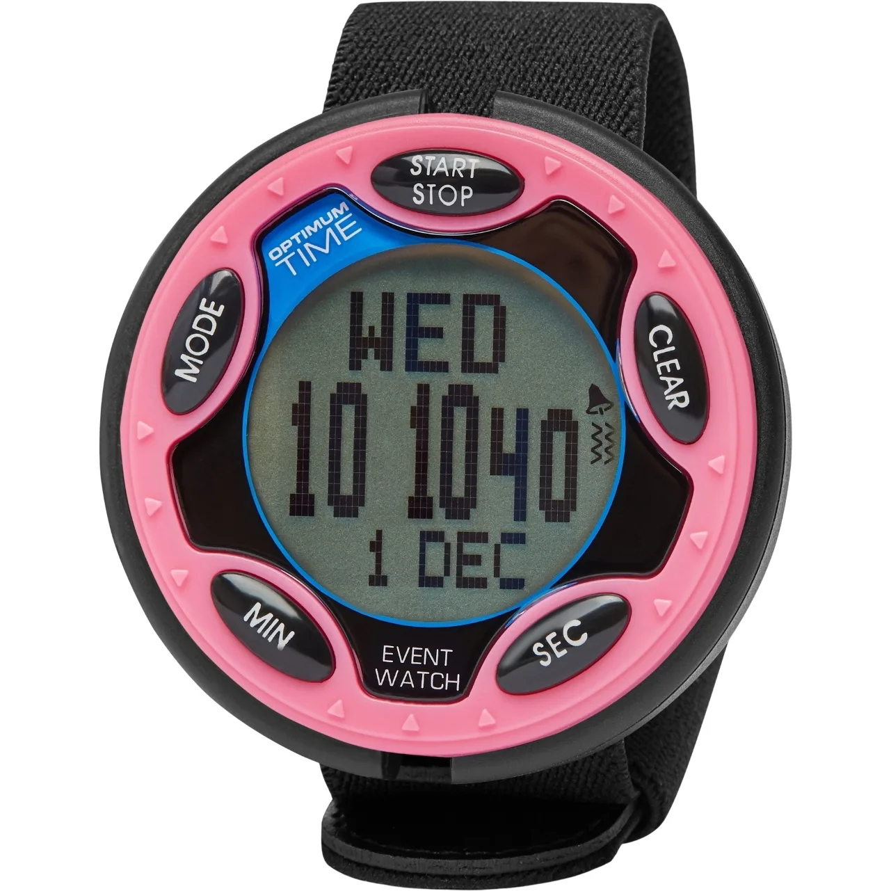 2026 Optimum Time OE Series 14R Rechargeable Jumbo Event Watch OE146 - Pink